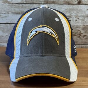 San Diego Chargers Hat Blue Gray White Fitted NFL Equipment Reebok